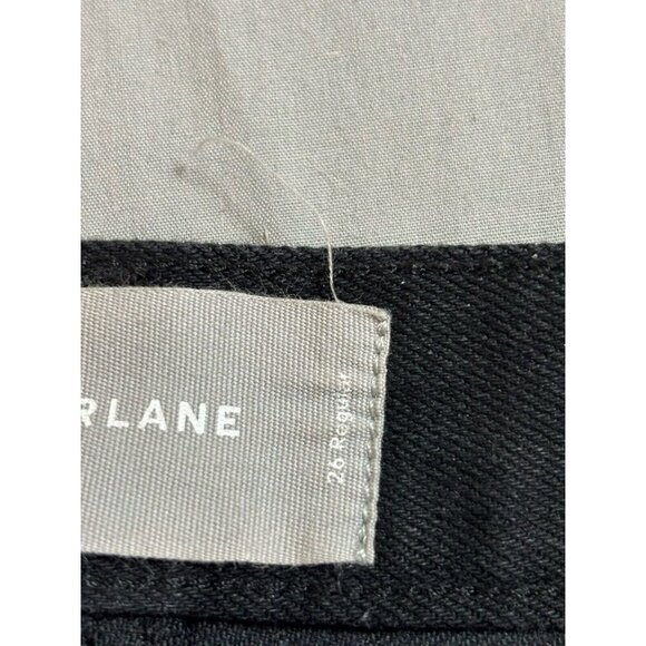 Everlane Women’s Jean Regular Organic Cotton Black Size 26 30x25.5 - Picture 6 of 8